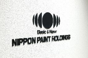 Nippon Paint Holdings signboard and logo